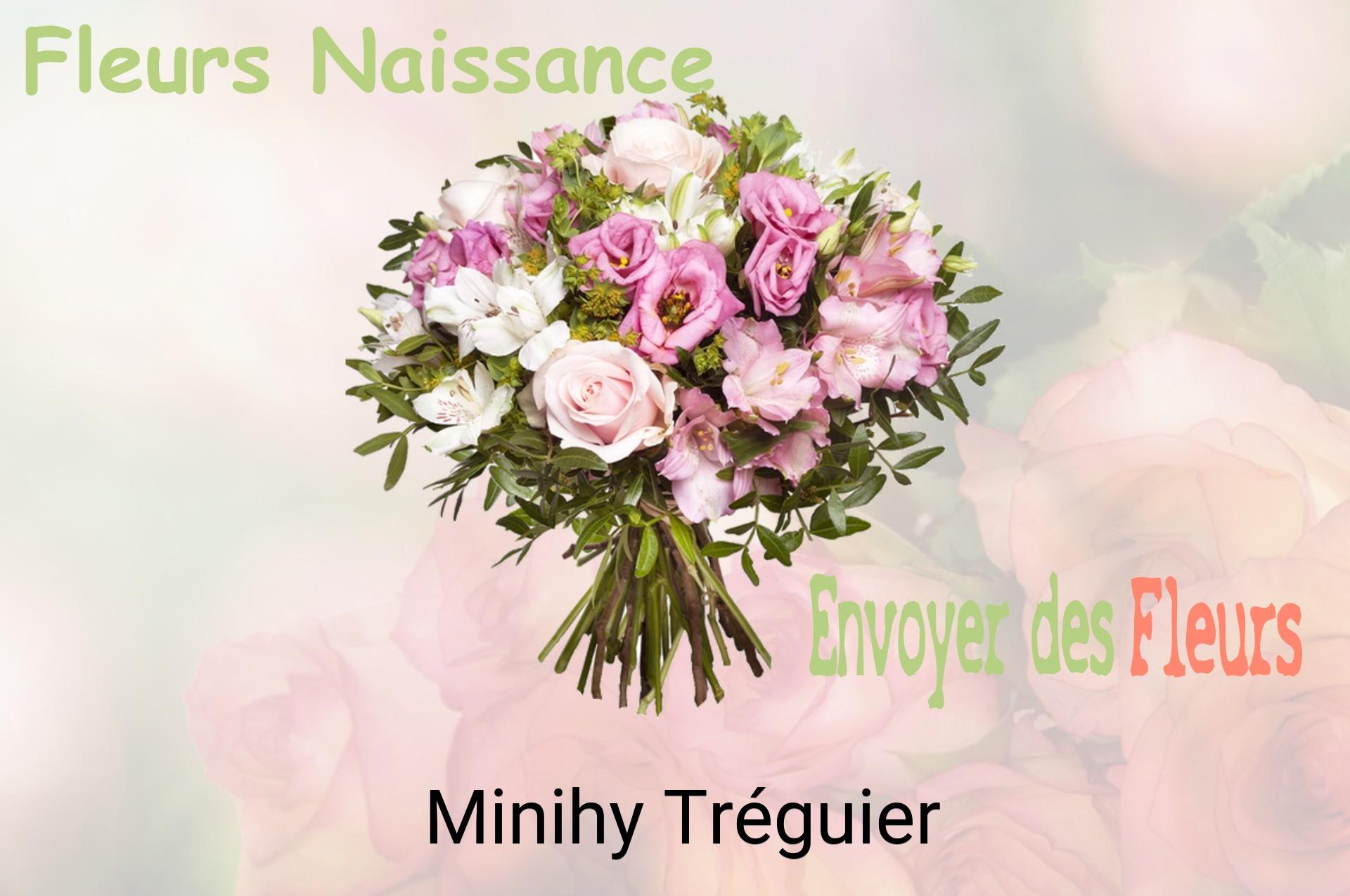 Bouquet de fleurs de naissance livré à Minihy-Tréguier